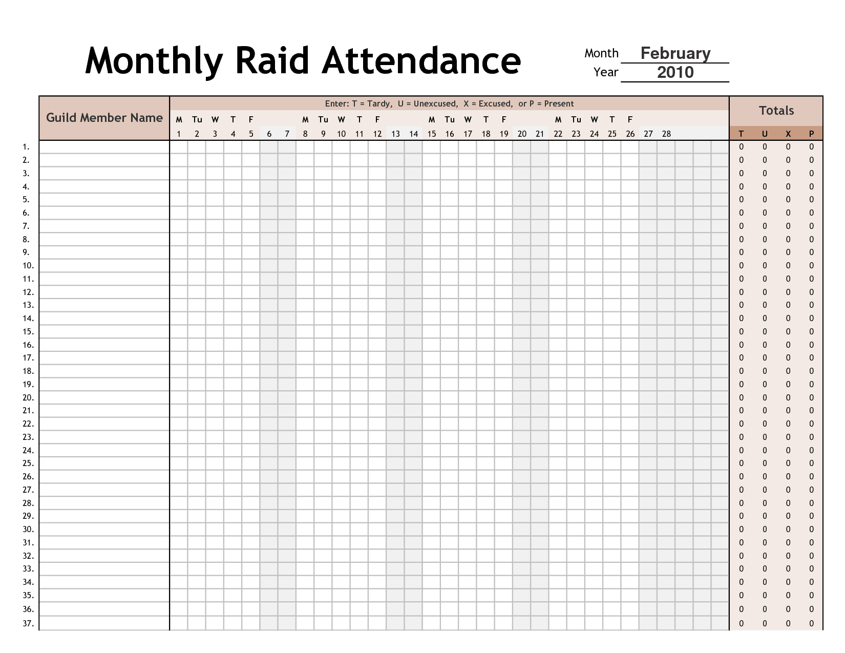 student attendance sheet in excel parent contact template