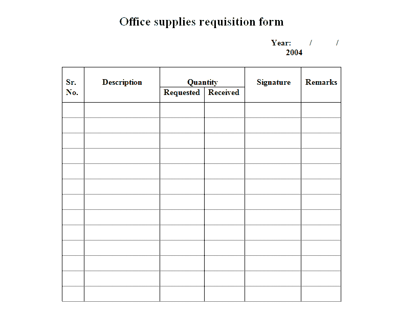 2 Requisition Form Templates Word Excel Formats