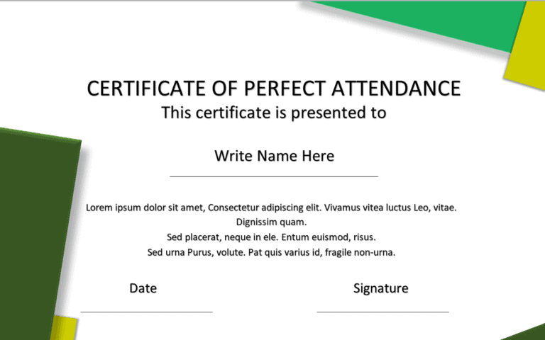 20 Editable Certificate Of Attendance Templates In Ms Word Word Excel Formats 3054
