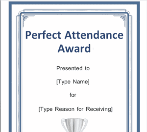 20 Editable Certificate of Attendance Templates in MS WORD - Word Excel ...