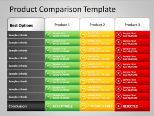 7+ Useful Product Comparison Templates [EXCEL, PPTX, PDF, WORD] - Word ...